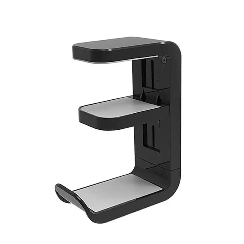 A53M-360° Rotating Headphone Stand Desktop Headset Holder Wall Mount Desk Hanger Hook For Gaming Controller Accessories A