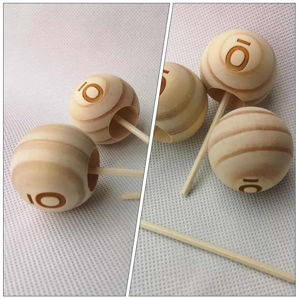 Diffusore di Oli Essenziali in Legno di Pino, Sfera Rotonda, Deodorante per Auto e Casa, Diffusore di Aromi Decorativo