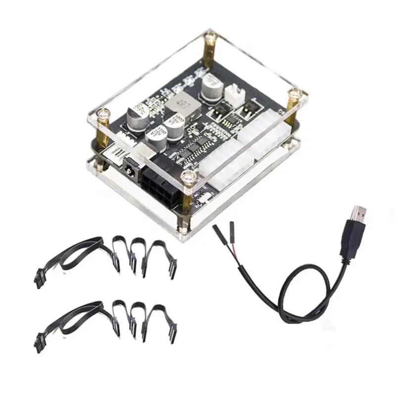 Nuovo Modulo di Alimentazione Esterno 200W per HDD SSD, 12Vdc-SATA, per Mini Computer, Mini PC, HTPC, NAS