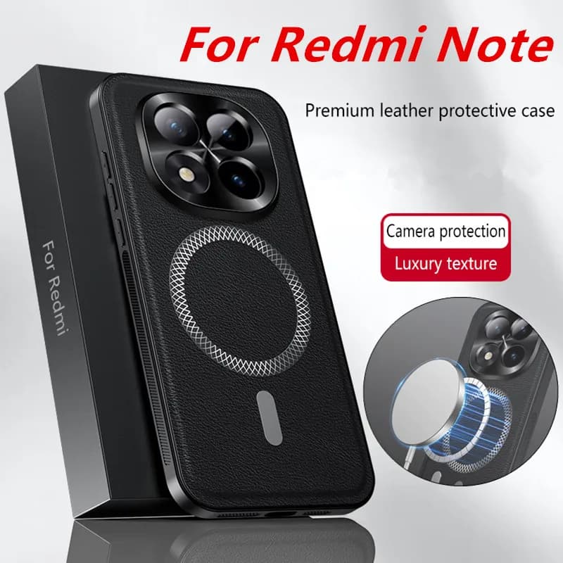 Custodia per telefono per Redmi Note 15 14 13 12 Pro+ Plus 15Pro, morbida, lussuosa, antiurto, sottile, anti-impronta, protettiva, cover, fundas