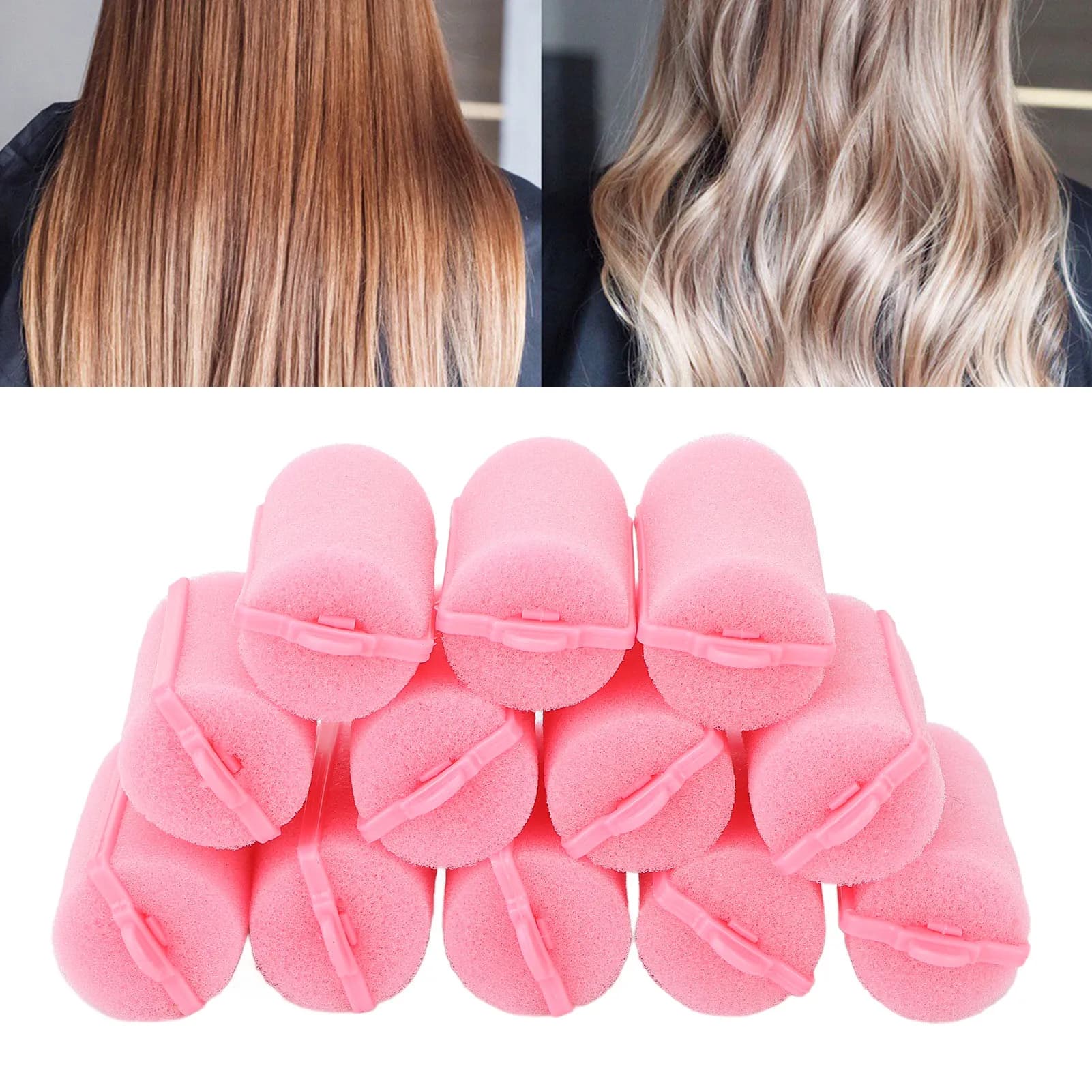Foam Sponge Hair Roller Professional Home Salon Portable Soft Hair Curler Styling Tool Foam Sponge Hair Roller