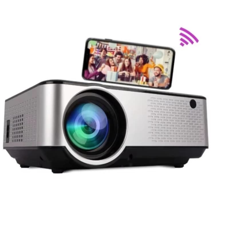 Mini proiettore LCD per cinema domestico Smart phone portatile Wifi Androiod Beamer Led HD Mini proiettori Proiettore mobile