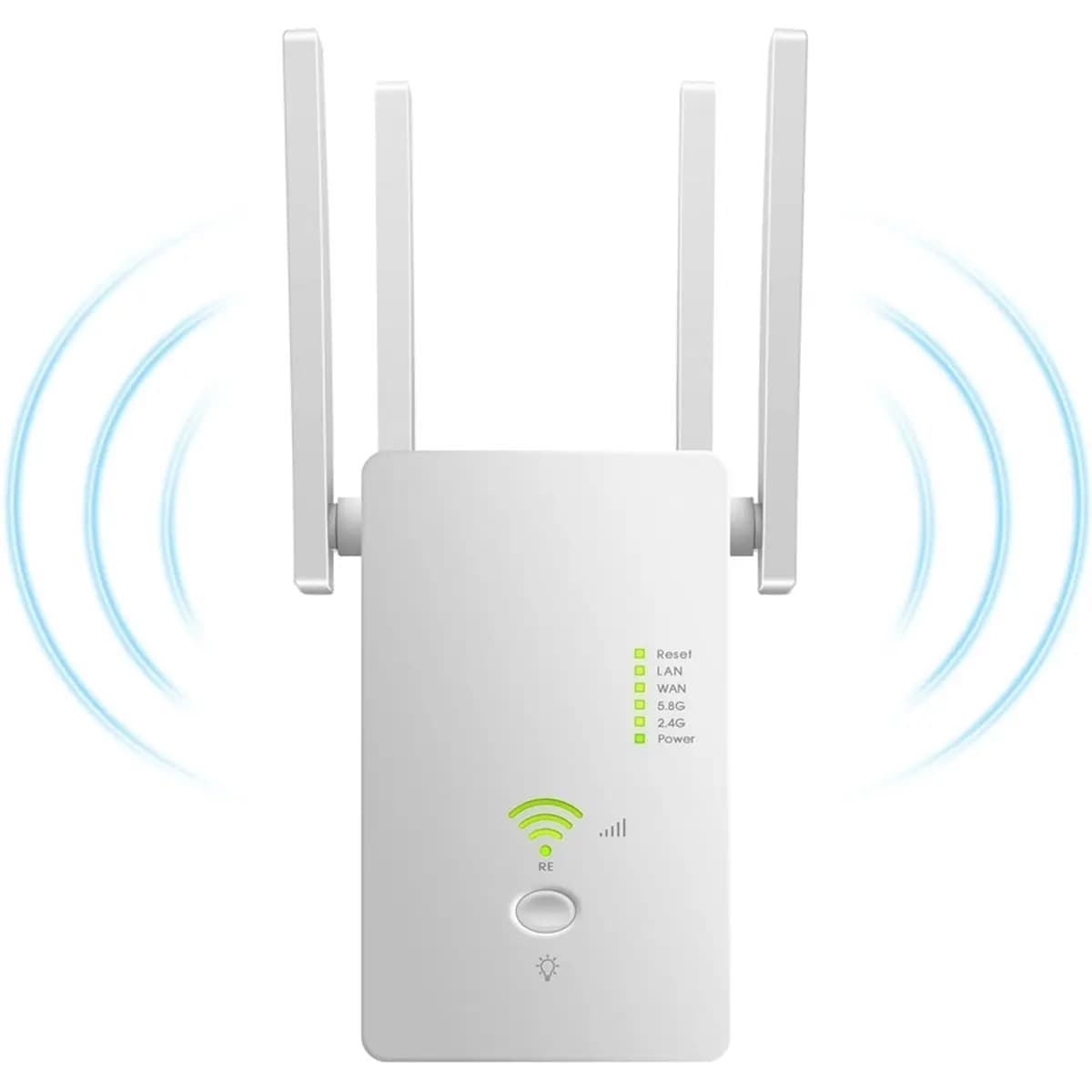 Ripetitore WiFi 1200M Ripetitore Wifi Router wireless 5GHz Punto di accesso 2.4Ghz Amplificatore di segnale lungo Range Extender SPINA UE B