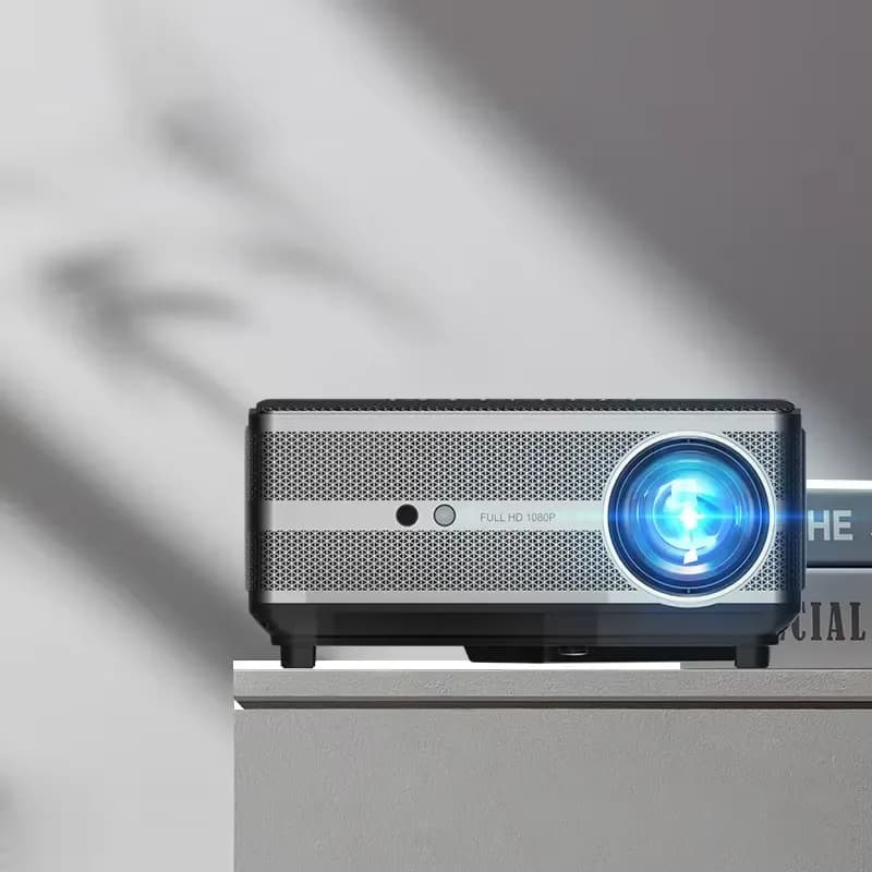 Rigal RD-836A Digital Profile 4K Projector Android 5G WiFi Mirror Screen HIFI Stereo Speakers Portable Sealed Design for Art