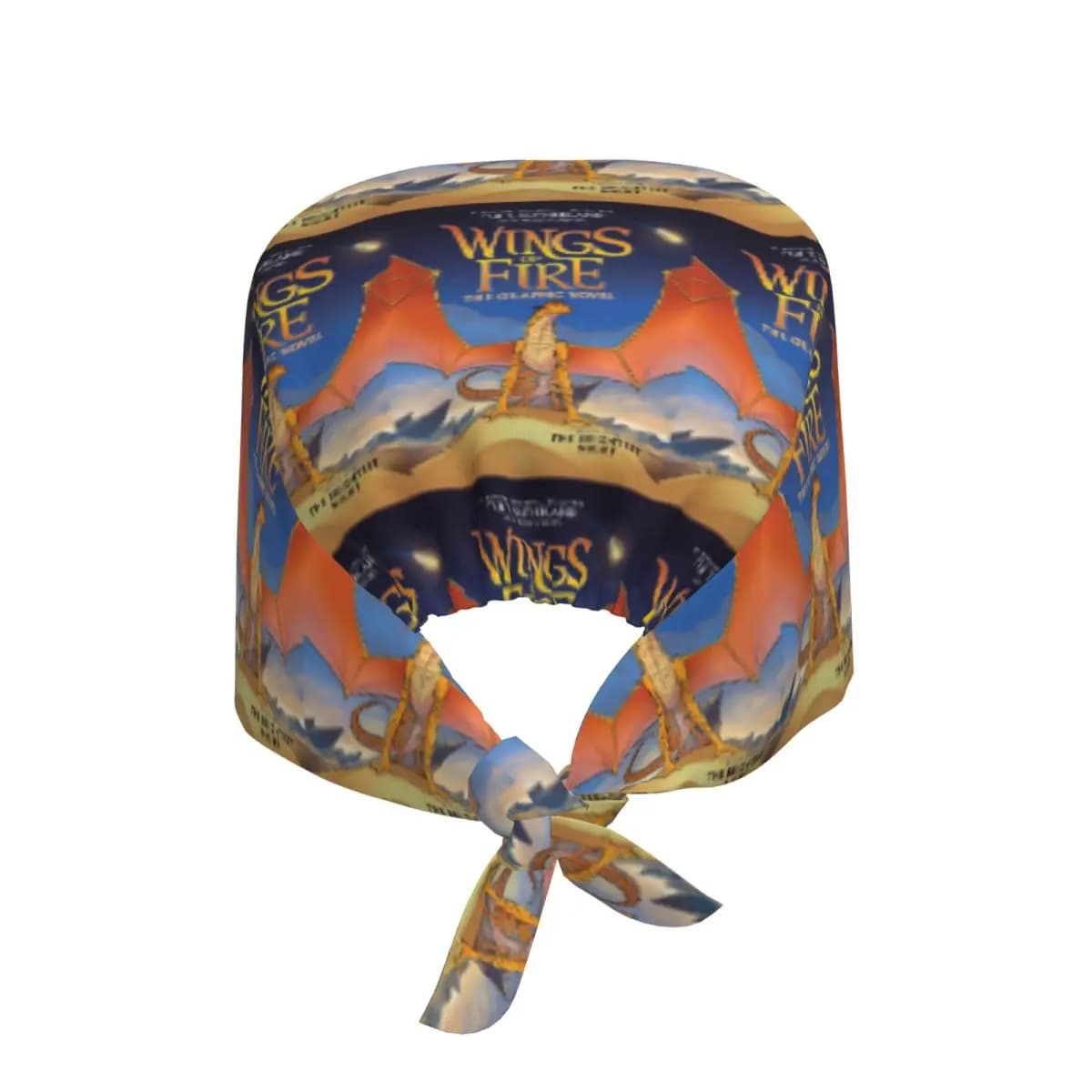 Wings Of Fire Scrub Hat Doctor Working Surgical Cap Men Women Adjustable Nursing Caps for Dentist