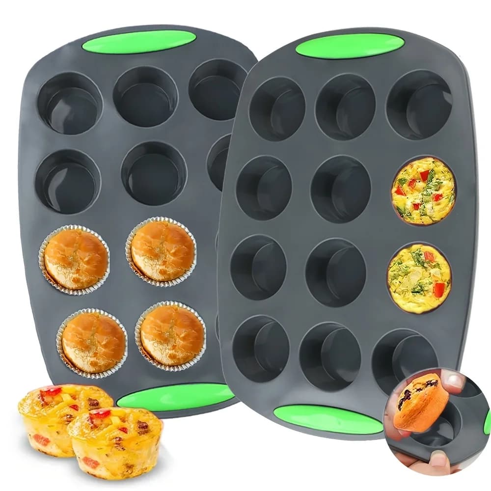 Stampo per Pane, Stampo in Silicone per Torte, Stampo per Biscotti, Teglia per Pane, Utilizzabile per Fare Pane, Cioccolato, Torte, Piccoli Dessert, Biscotti, Cubetti di Ghiaccio, ecc.