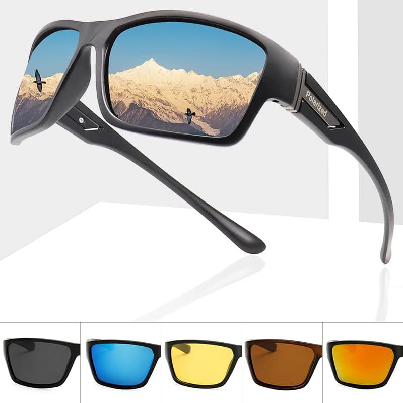 2024 Occhiali da sole polarizzati da pesca Occhiali da guida da uomo Sport all'aria aperta Occhiali da sole di sicurezza Designer di marca di lusso Oculos