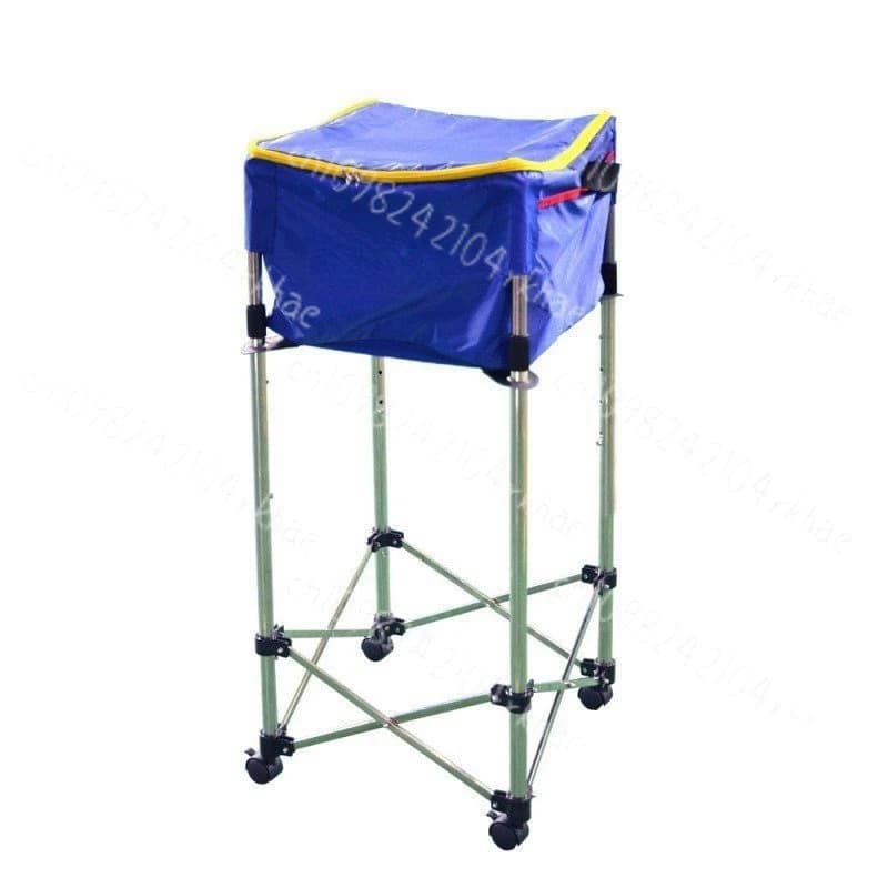 Carrello per coach da tennis, carrello da tennis, telaio per la raccolta delle palline, cestino per la raccolta delle palline, carrello per caricamento delle palline multiple