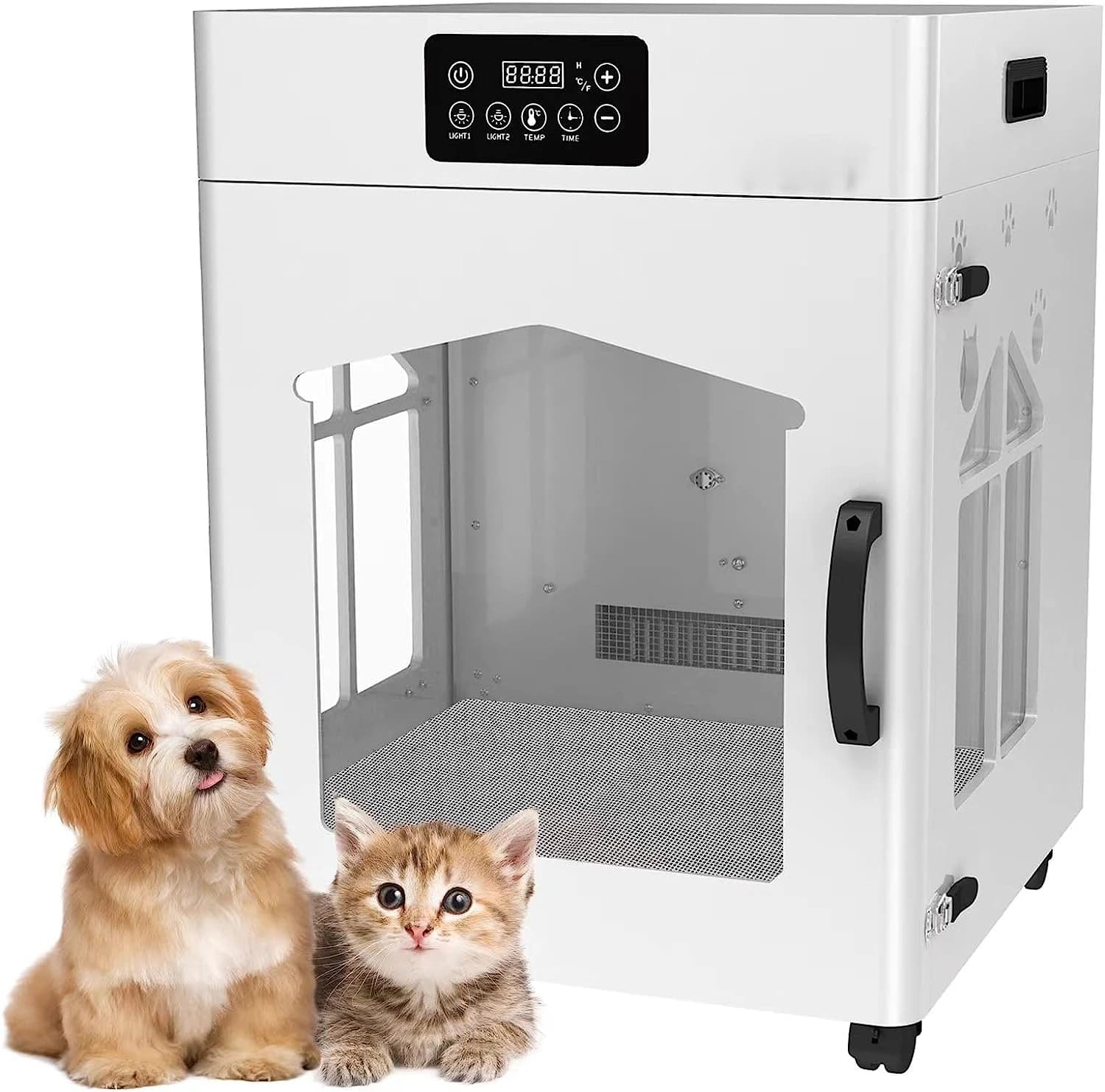 Asciugatrice automatica per animali domestici Asciugatrice professionale per toelettatura peli di cani Asciugatrice per gatti muta ad alta potenza