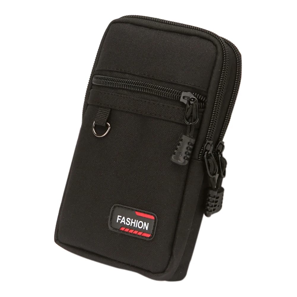 Marsupio da cintura per telefono da 7 pollici resistente all'usura leggero per borsa da viaggio portatile per telefono con moneta da caccia da campeggio all'aperto