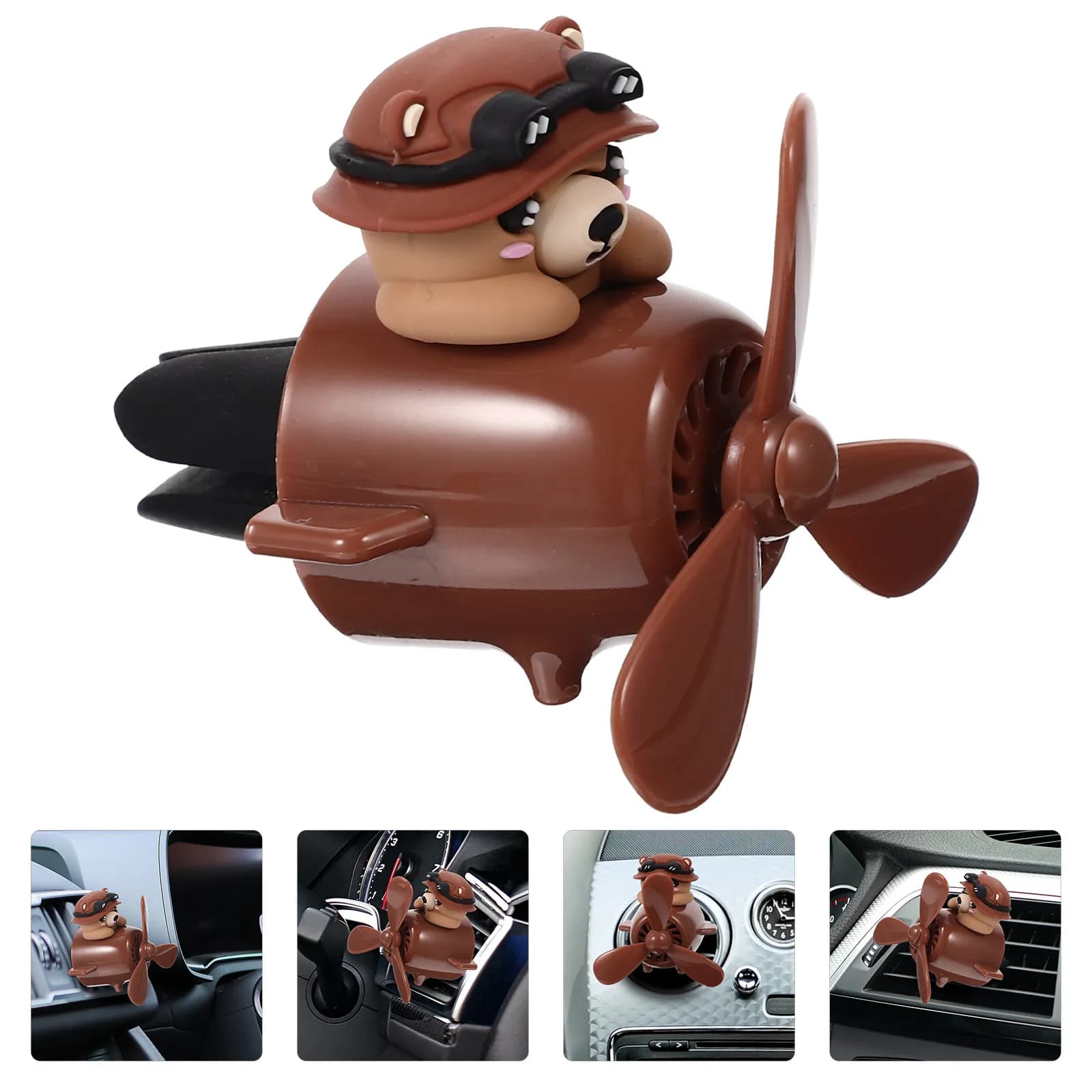 Auto Diffuser with Rotating Fan, Design Cartoon, Vehicle Deodorant, Home & Office