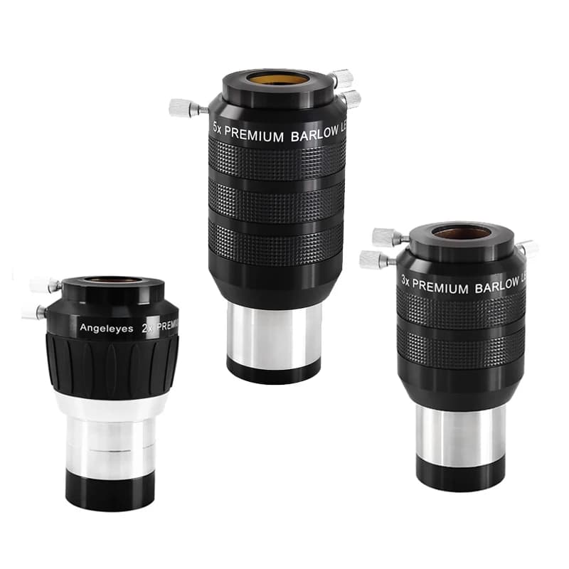 Angeleye 2 pollici 2X/3X/5X lente d'ingrandimento apochromatica/Barlow Specchio 2 gruppi 4 fette accessori per telescopio astronomico