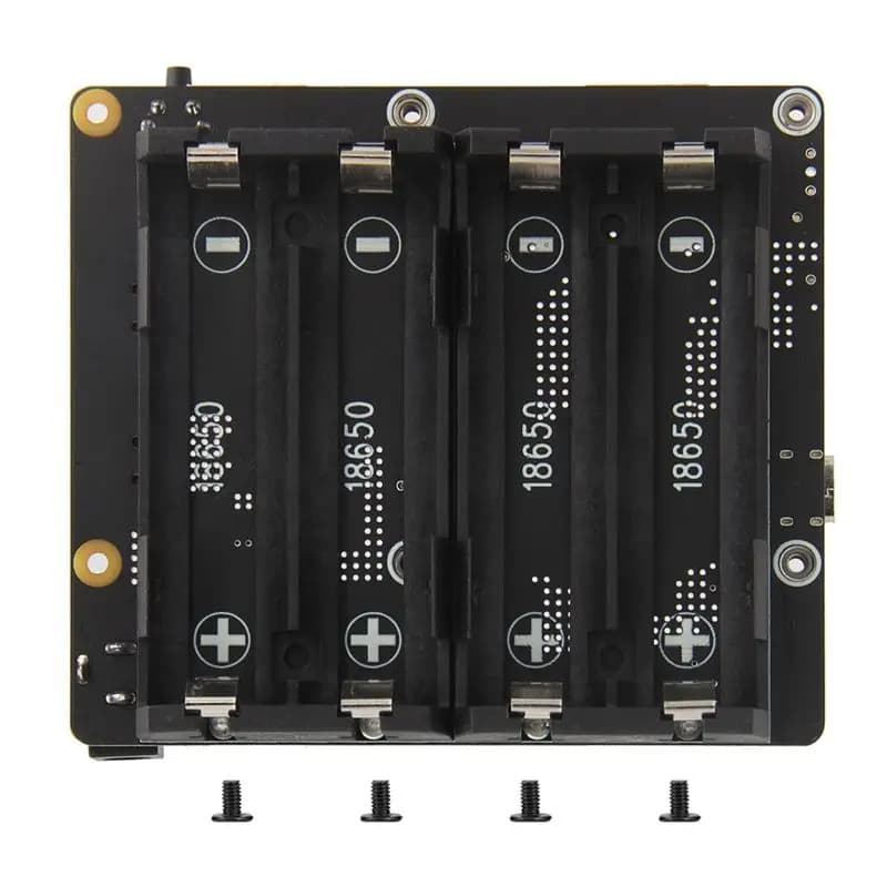 New! UPS Power Management Board for Raspberry Pi 5, Supports 4 18650 Batteries, UPS Module for Raspberry Pi 5
