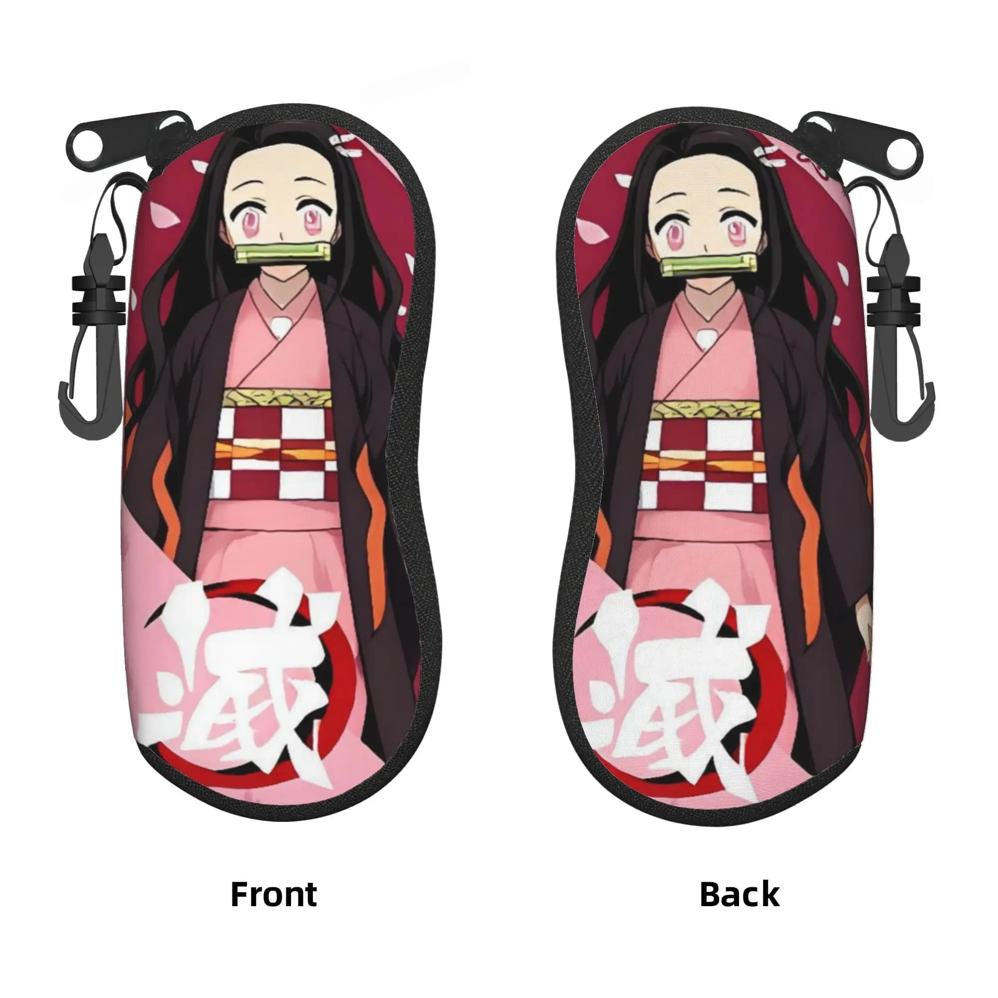 Nezuko Kamado Demon Slayer Shell Eyeglasses Case Men Women Cute Inosuke Hashibira Glasses Case Sunglasses Box Pouch