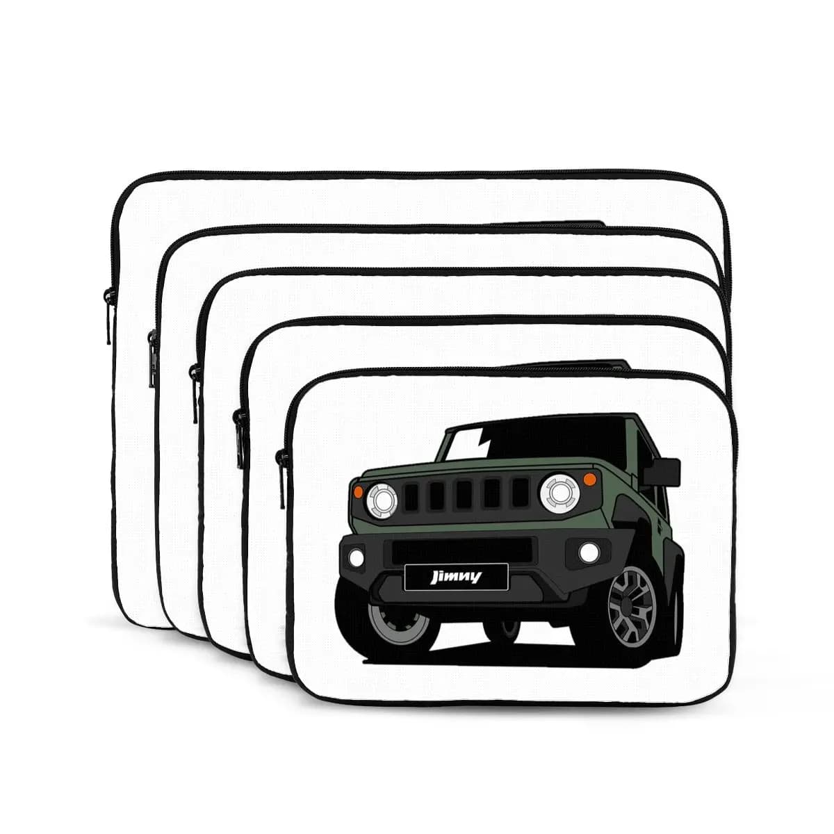 Custodia per laptop per notebook Jimny verde Custodia per custodia per notebook da 10 12 13 15 17 pollici Custodia antiurto per tablet