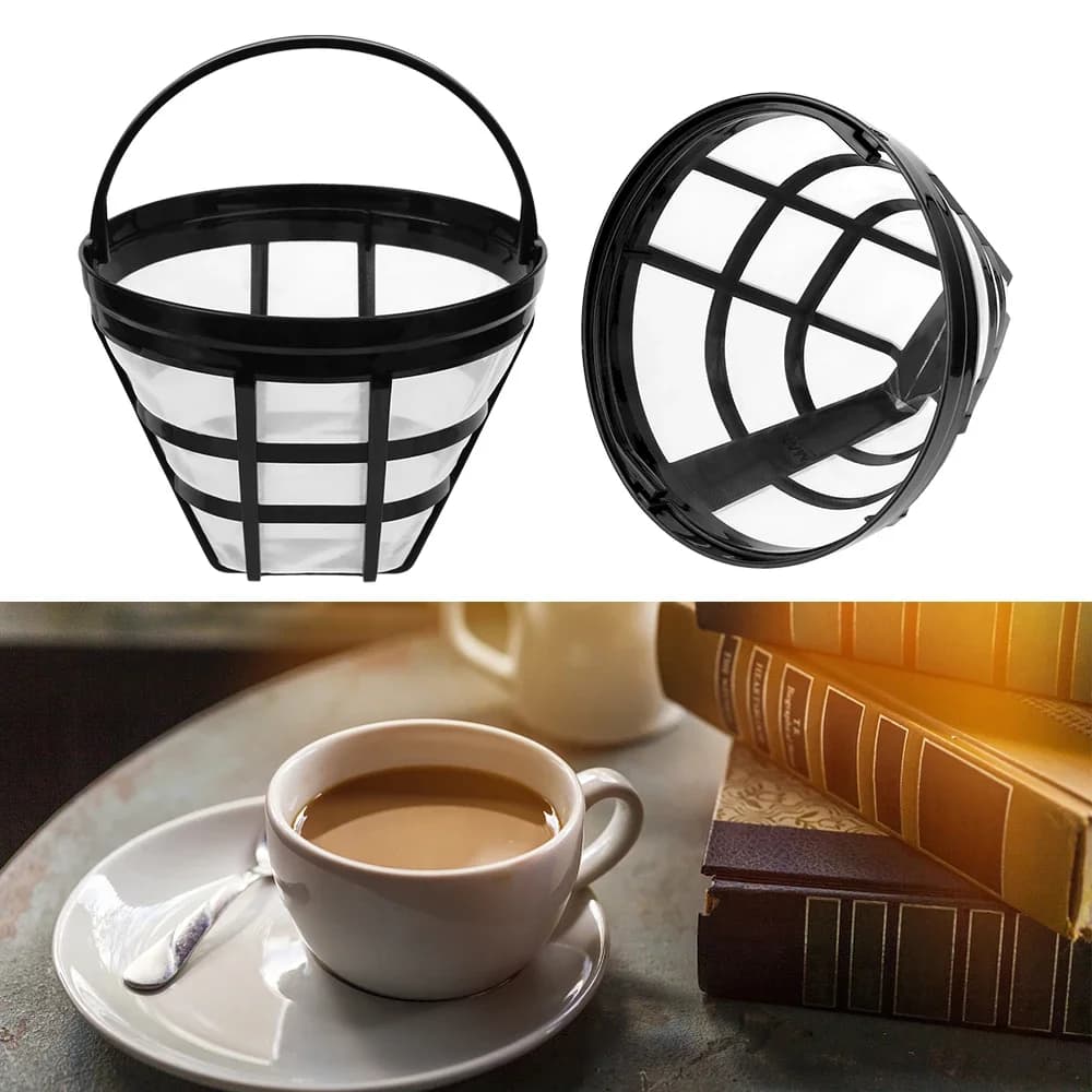 1PC Kitchen Gadget Coffee Machine Strainer Mesh Brewer Tool Coffee Filter Coffee Maker Accessories Refillable Basket Cup Style