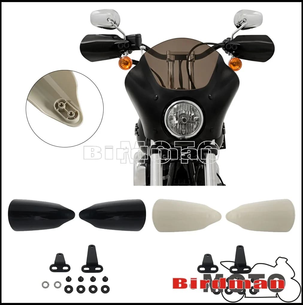 Per Harley Softail Low Rider FXLRST 22-2024 Deluxe FLDE 2018-2020 Moto Paramani Scudo Vento Coperture 6 Colori Protezione Della Mano