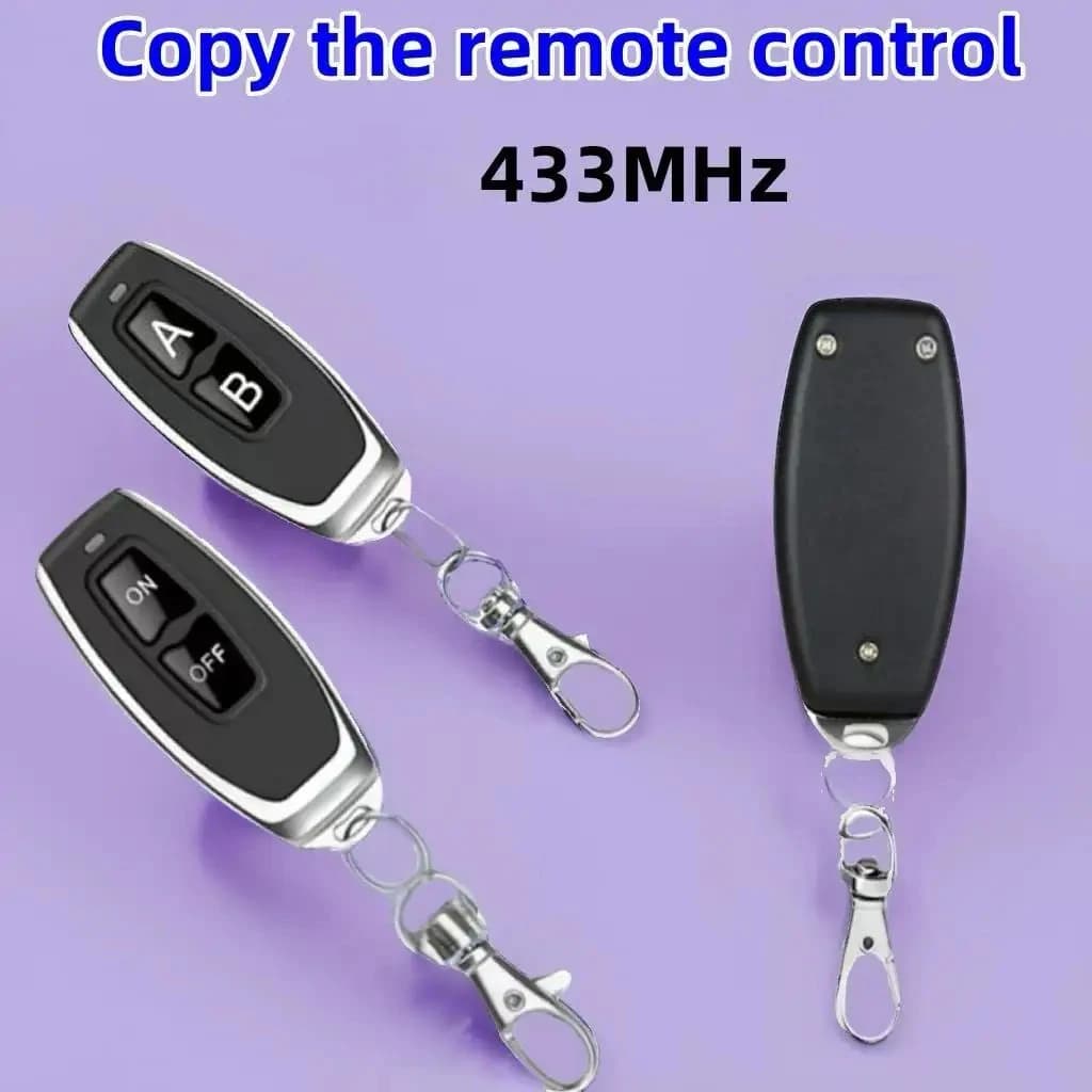 RF433MHZ Interruttore clone wireless universale Clonazione Copia cancello Duplicatore di controllo porta garage 433 Chiave telecomando