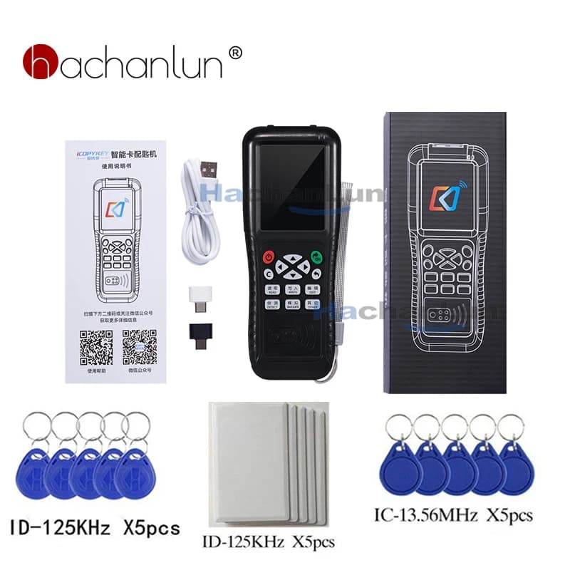 Lettore RFID X100 con funzione di decodifica completa Smart Card Key Machine RFID NFC Copiatrice IC ID Reader Writer Duplicator Icopy X100