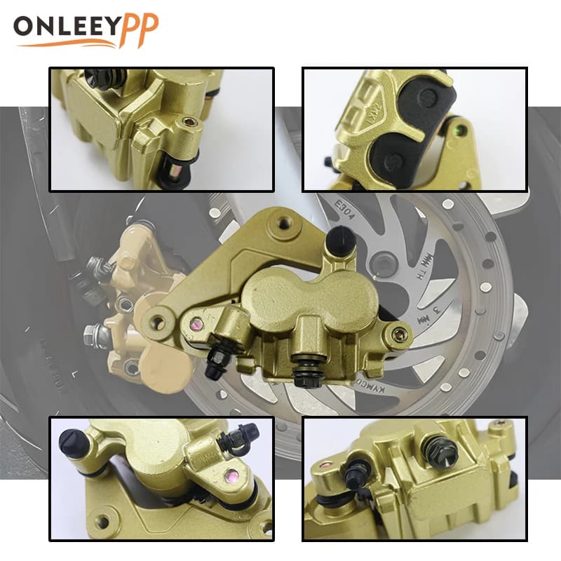 ONLEEYPP Master pinza freno posteriore in alluminio per moto per ATV Dirt Bike pompa pinza a disco idraulico accessori motocross