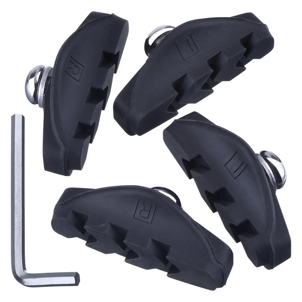 Pinze per Freni Bici da Corsa 5x2.5 cm, Chiave a L per Installazione Pastiglie Freno Bici, Gomma Resistente all'Usura