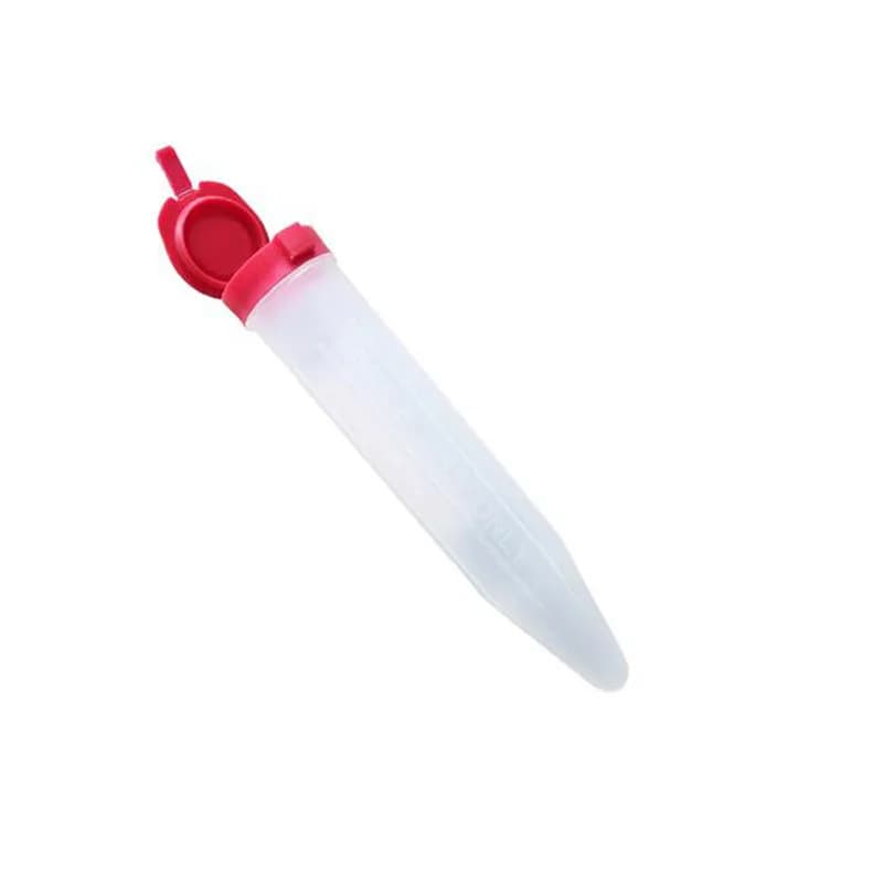 Contenitore affilato per smaltire aghi Contenitore per rifiuti monouso con ago multiuso a rischio biologico Resistente alla puntura 0,1 litri Rosso
