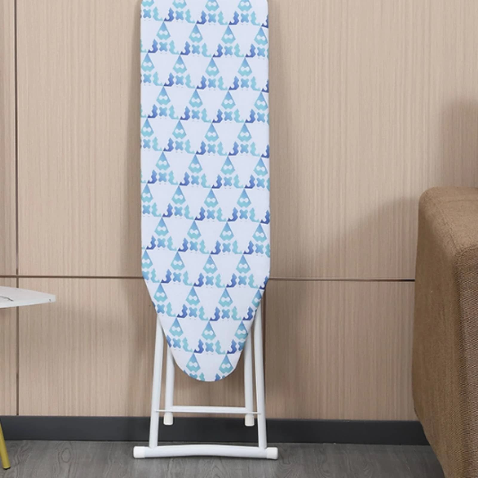 Foldable Ironing Board Collapsible Ironing Board with Iron Rest Furniture Padded Home Appliance Space-Saving for Laundry Room