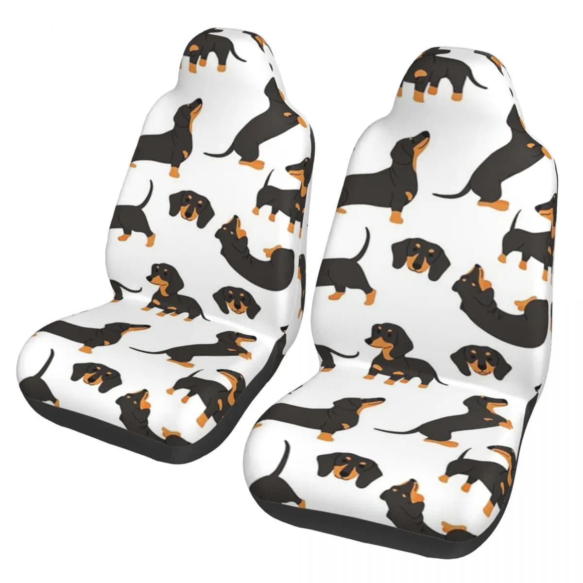 Sympathetic dogs 2 front seat covers for cars SUV universal protective accessories