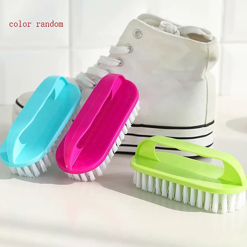 🌟Random Scrubbing Brush Soft Bristle Laundry Clothes Shoes Scrub Brush Portable Plastic Hands Cleaning Brush