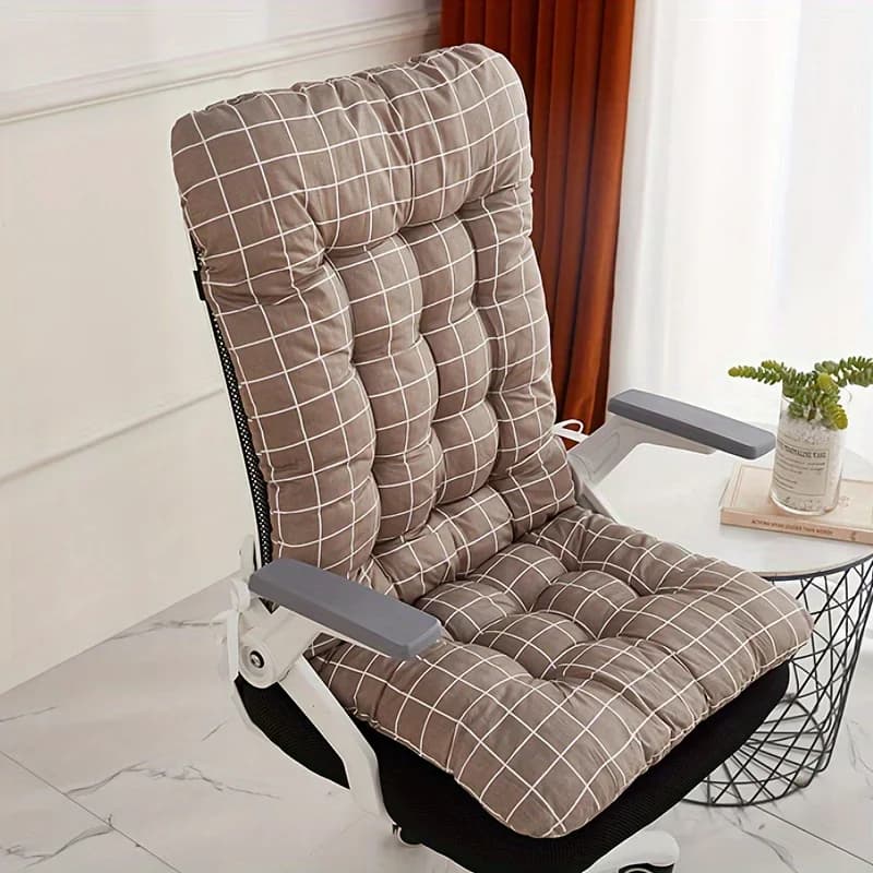 Ergonomic office chair cushion with integrated backrest - Suitable for multifunctional use of seats for home and car