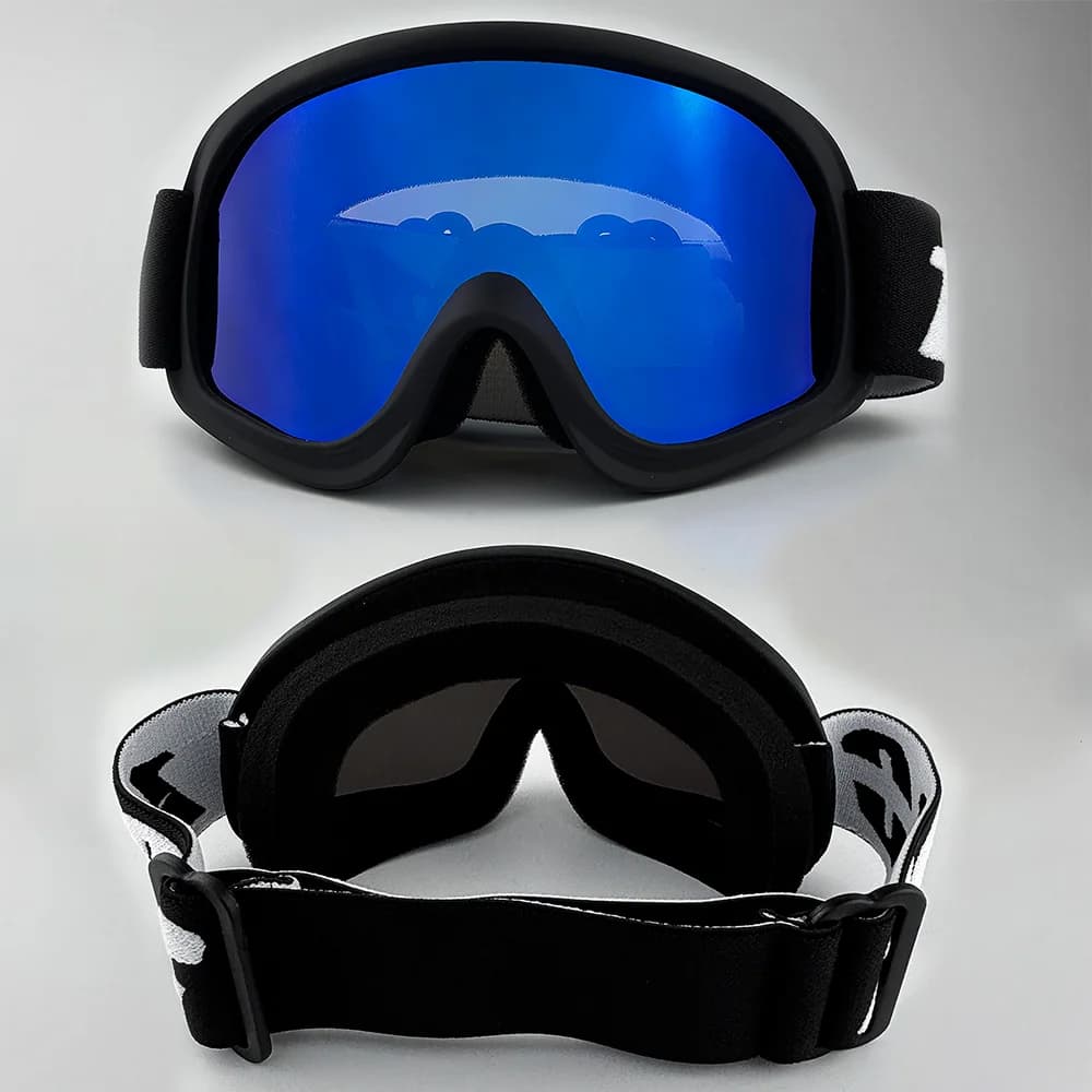 Occhiali da sci/snowboard/motocross/MTB, antivento, protezione UV400, maschera da sci grande, occhiali sportivi per esterni.