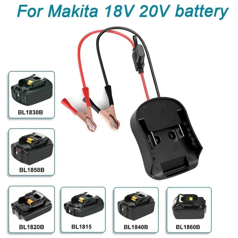 Avviatore di emergenza per auto Booster per batteria agli ioni di litio Makita 18V BL1830 BL1840 BL1850 Kit dispositivo di avviamento booster di emergenza