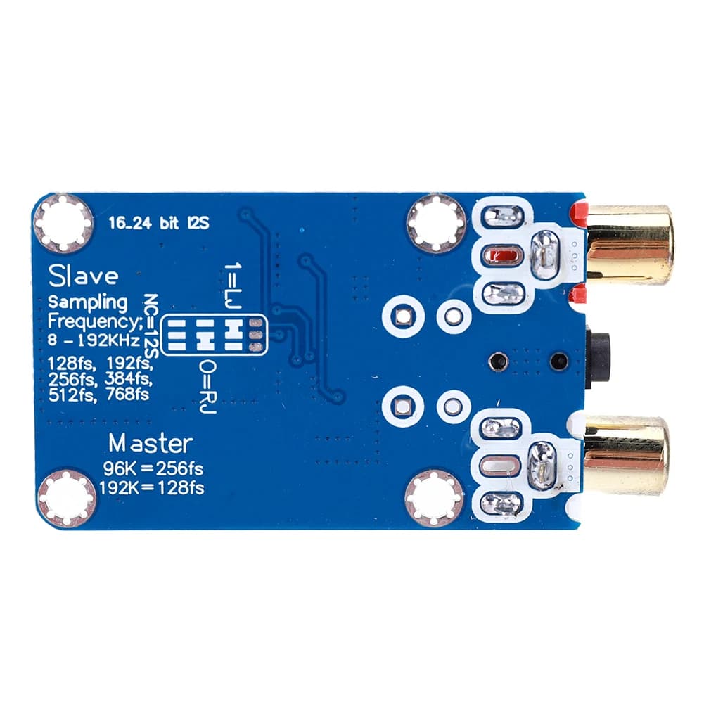 Modulo scheda di acquisizione audio HiFi I2S ADC WM8782S Modulo scheda di acquisizione audio I2S 24BIT 192K 96K 48K Supporto ingresso 3,5MM/RCA