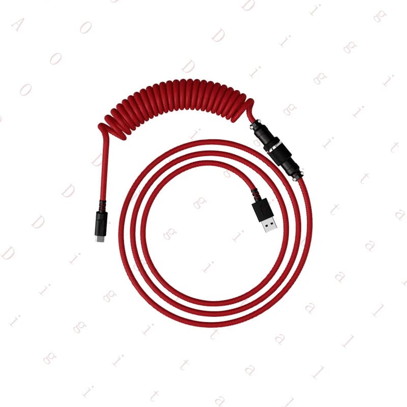 GO- per Cavo USB-C Arrotolabile HyperX Rosso-Nero
