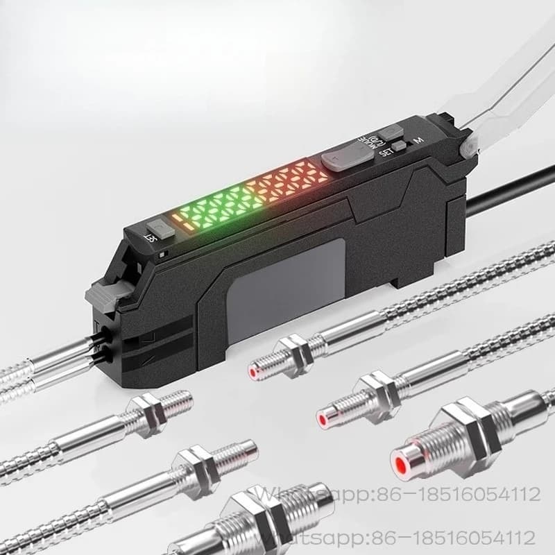 Fibra ottica resistente alle alte temperature 350 ℃ Sensore M3M4M6 Sonda ad angolo retto a riflessione diffusa