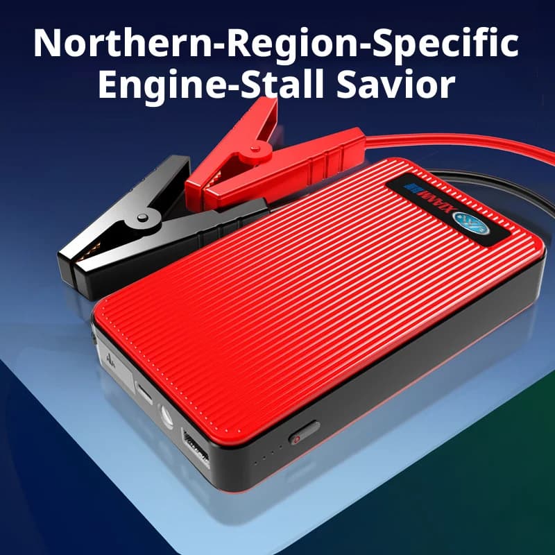 Avviatore di Emergenza per Auto e Moto 12V, Power Bank Portatile, Strumento di Soccorso per Batterie di Veicoli