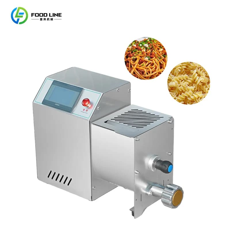 Macchina per la produzione di maccheroni per piccole imprese, estrusore a doppia vite, macchina per pasta e maccheroni