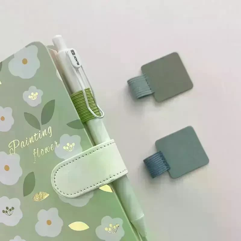 5/10 pezzi clip per penna autoadesiva supporto per penna elastica per notebook riviste pianificatori accessori materiale scolastico per ufficio