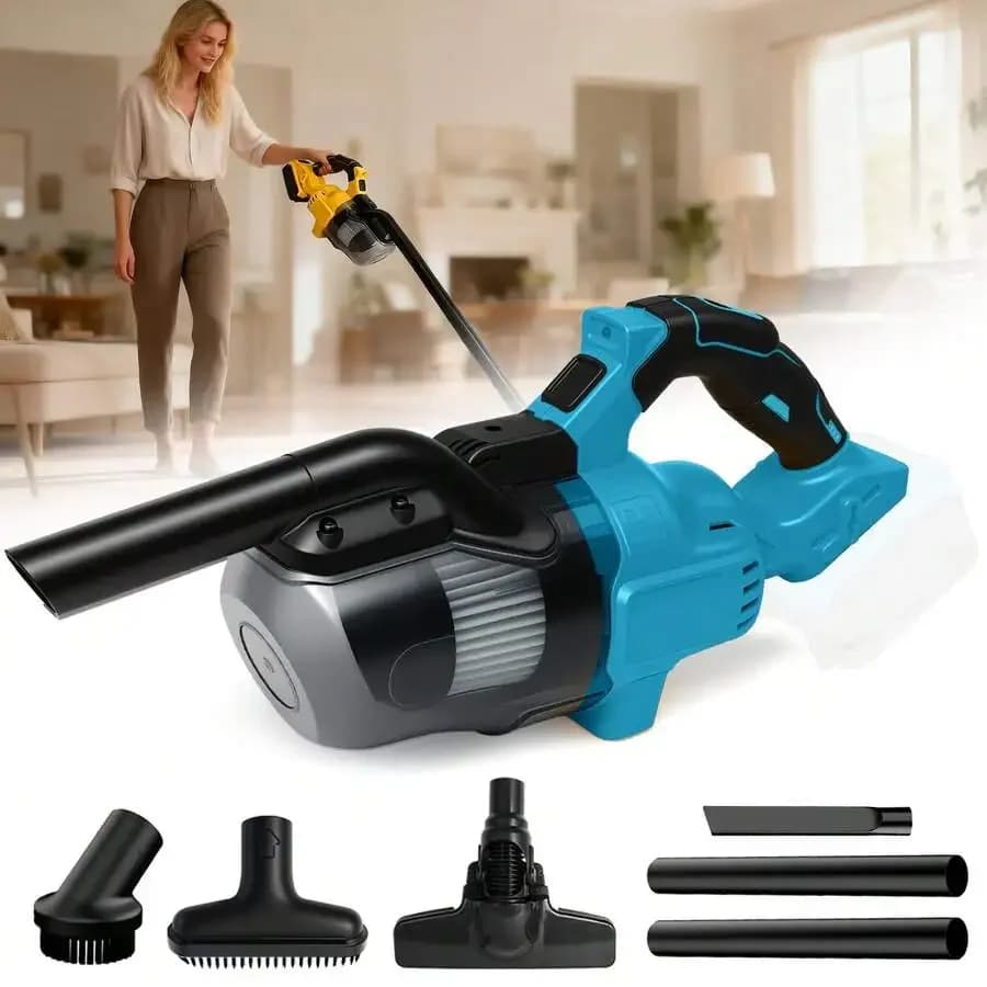 Aspirapolvere Portatile Senza Fili 5-in-1, Motore da 400W con Aspirazione da 16000Pa, Compatibile con Batterie Dealt 20V MAX