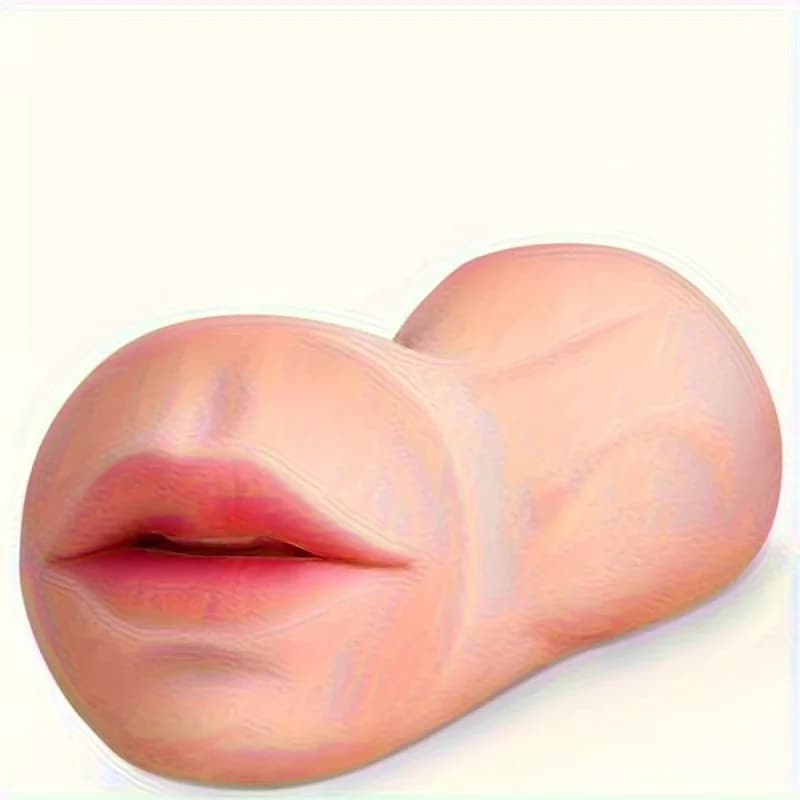 Masturbatore orale 2 in 1 per uomo, vagina artificiale tascabile, simulatore di sesso orale profondo, masturbazione a vuoto, giocattoli sessuali per uomo