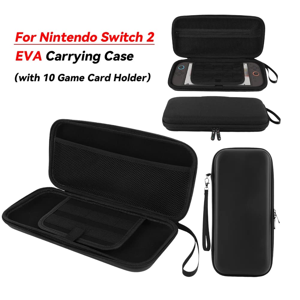 Custodia da trasporto per Nintendo Switch 2, borsa protettiva antiurto e antigraffio per il viaggio con porta per 10 schede di gioco
