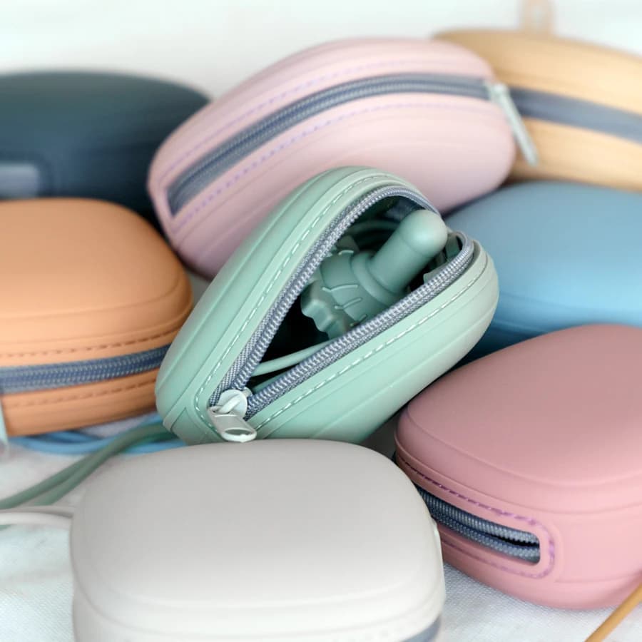 Borsa porta ciuccio per bambini in silicone Scatola porta ciuccio portatile Porta ciuccio per bambini Articoli per bambini portatili con spedizione gratuita