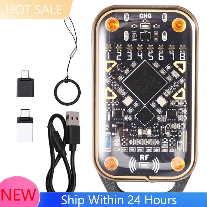 【DISPONIBILE】Emulatore Chameleon Ultra, Lettore di Chip RFID, Duplicatore NFC, Decodificatore di Carte ID IC 125Khz 13.56Mhz con Funzione di Riavvio