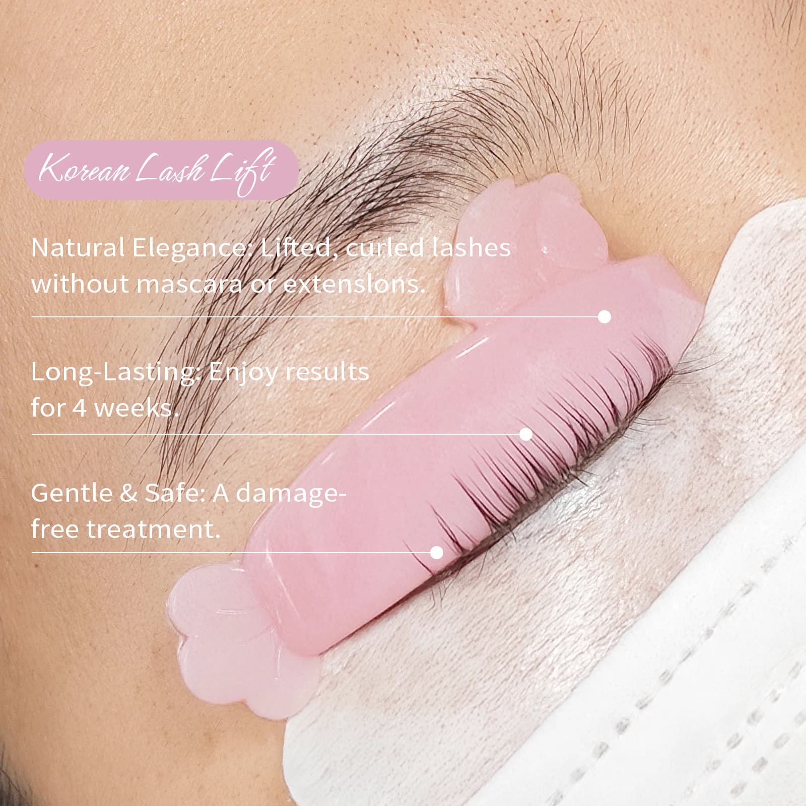 Lomansa 6 Paia L Curl Silicone Eyelashes Perm Pad Eyelashes Hanging Rods Shield 3D Lifting Folding Accessories Makeup Tool