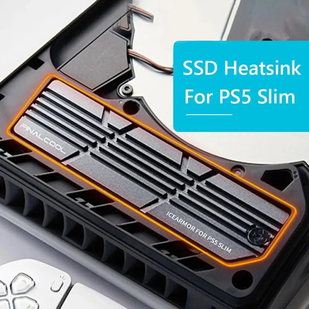 Accessori Dissipatore di calore SSD in lega di alluminio Dissipatore di calore Raffreddamento NVMe SSD Radiatore SSD Dispositivo di raffreddamento per PS5 slim/PS5 Pro