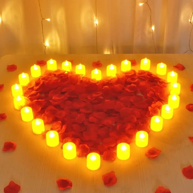 Candela LED Senza Fiamma, Luce Decorativa per Natale, Halloween, Feste, Matrimoni, Casa, Offerta Speciale