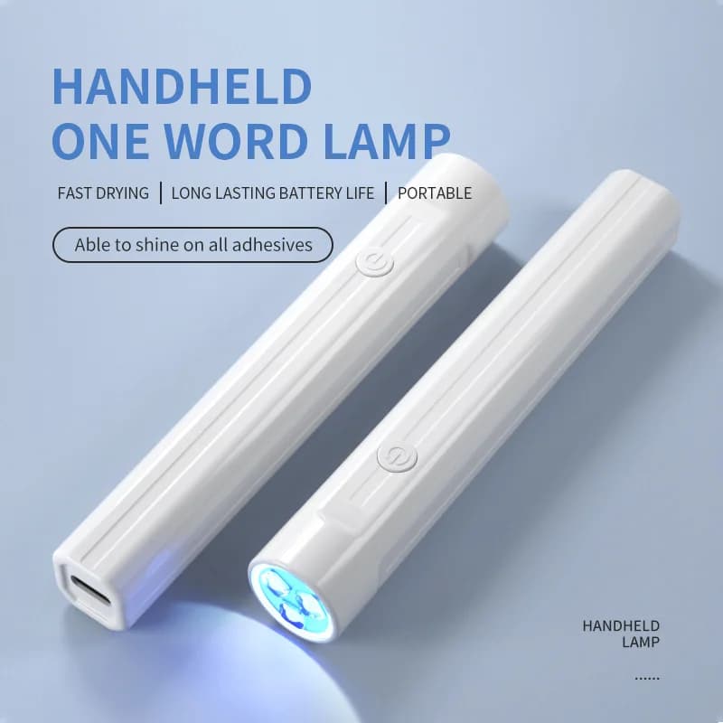 Mini lampada per unghie portatile Penna per asciugatrice UV LED Smalto gel che polimerizza tutti i gel Cabina per strumenti Torcia a dito singolo Lampada per nail art