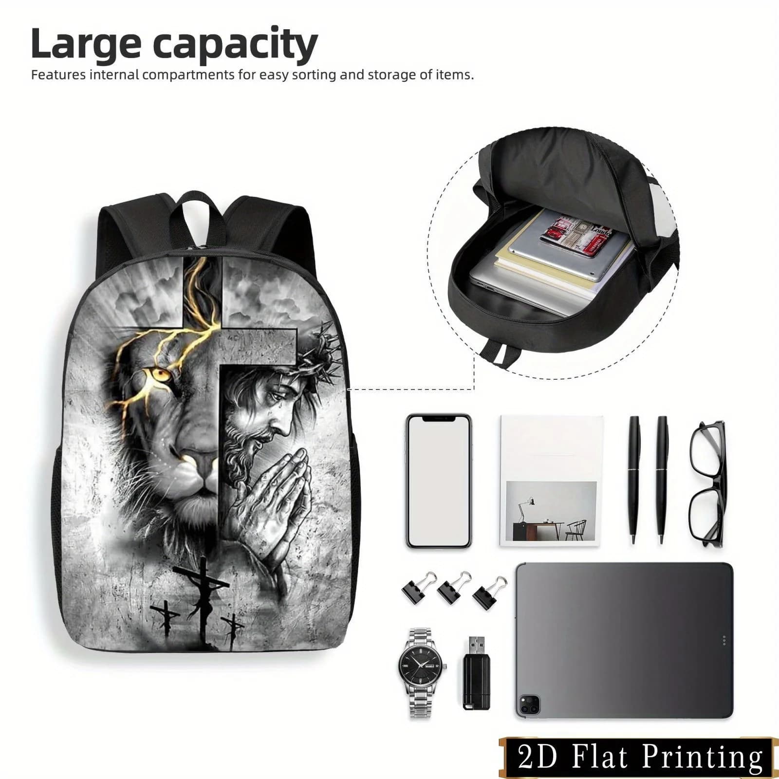 Customized casual backpack for students, simple and elegant. Creative design backpack for young people, light