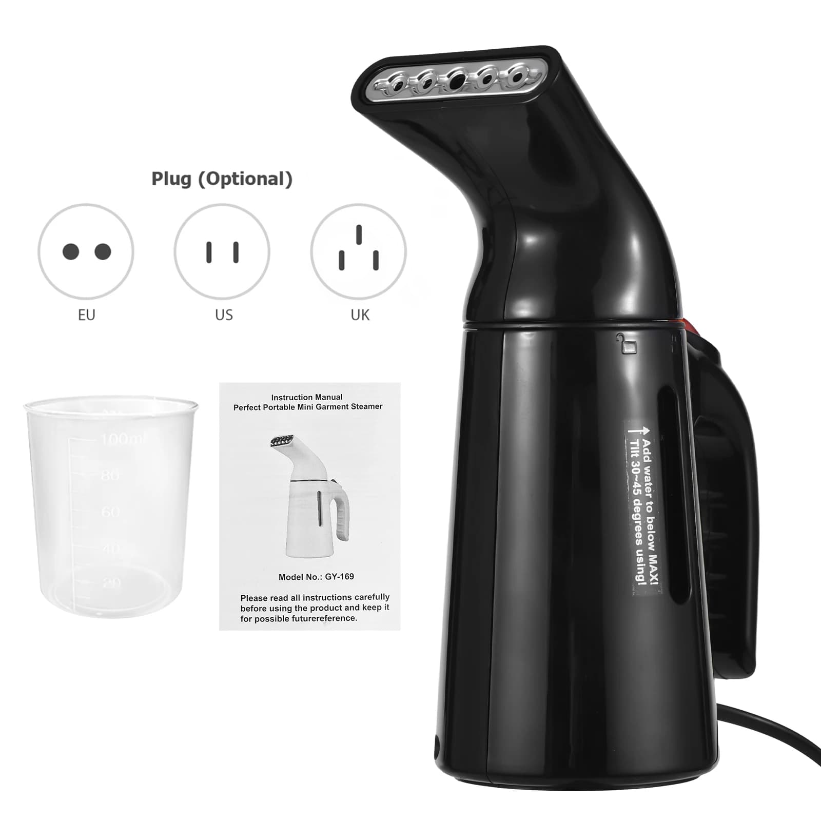 Vaporizzatore portatile per indumenti da 700 W, mini vaporizzatore da 120 ml per vestiti con spegnimento automatico, rimozione rapida delle rughe per i viaggi