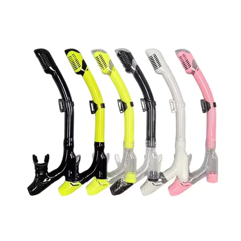 QYQDiving Snorkel completamente asciutto per immersioni subacquee, snorkel professionale per nuoto, attrezzatura subacquea per adulti e bambini